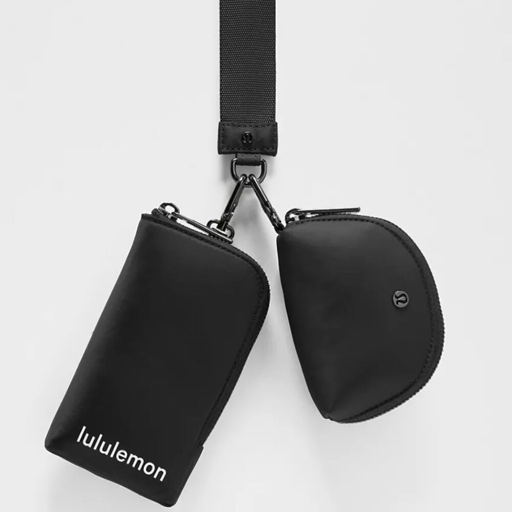 NWT Lululemon Dual Pouch Wristlet Wallet